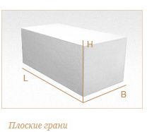 Газобетонный блок ГРАС D600, B2.5, 600x250x400 мм
