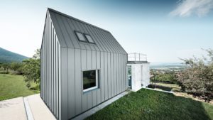 Алюминиевая кровля Система PREFALZ 01 Коричневый P.10 Prefa